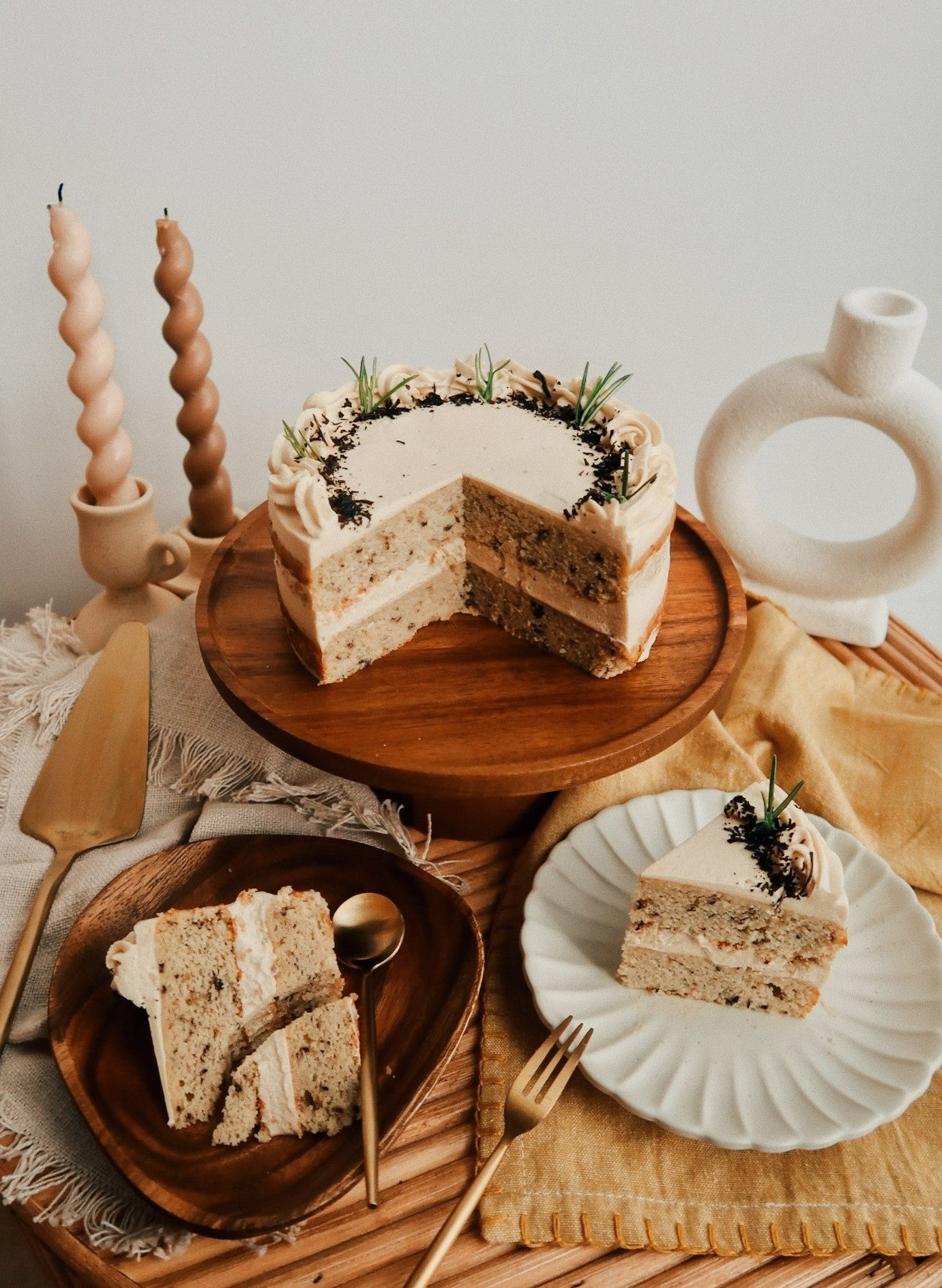 Keto Earl Grey Cake